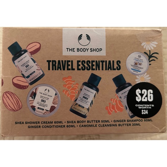 NEW The Body Shop Shea Travel Essentials Kit - Picture 1 of 3